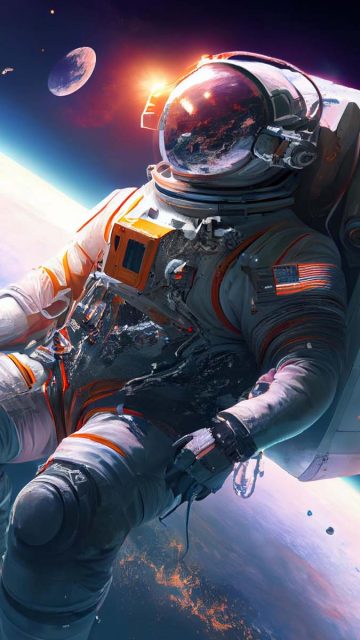 Happy Astronauts Day iPhone Wallpaper HD