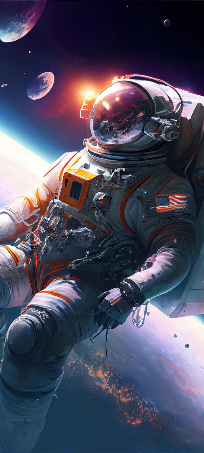 Happy Astronauts Day iPhone Wallpaper HD
