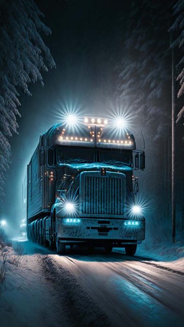 Ice Road Truck iPhone Wallpaper HD