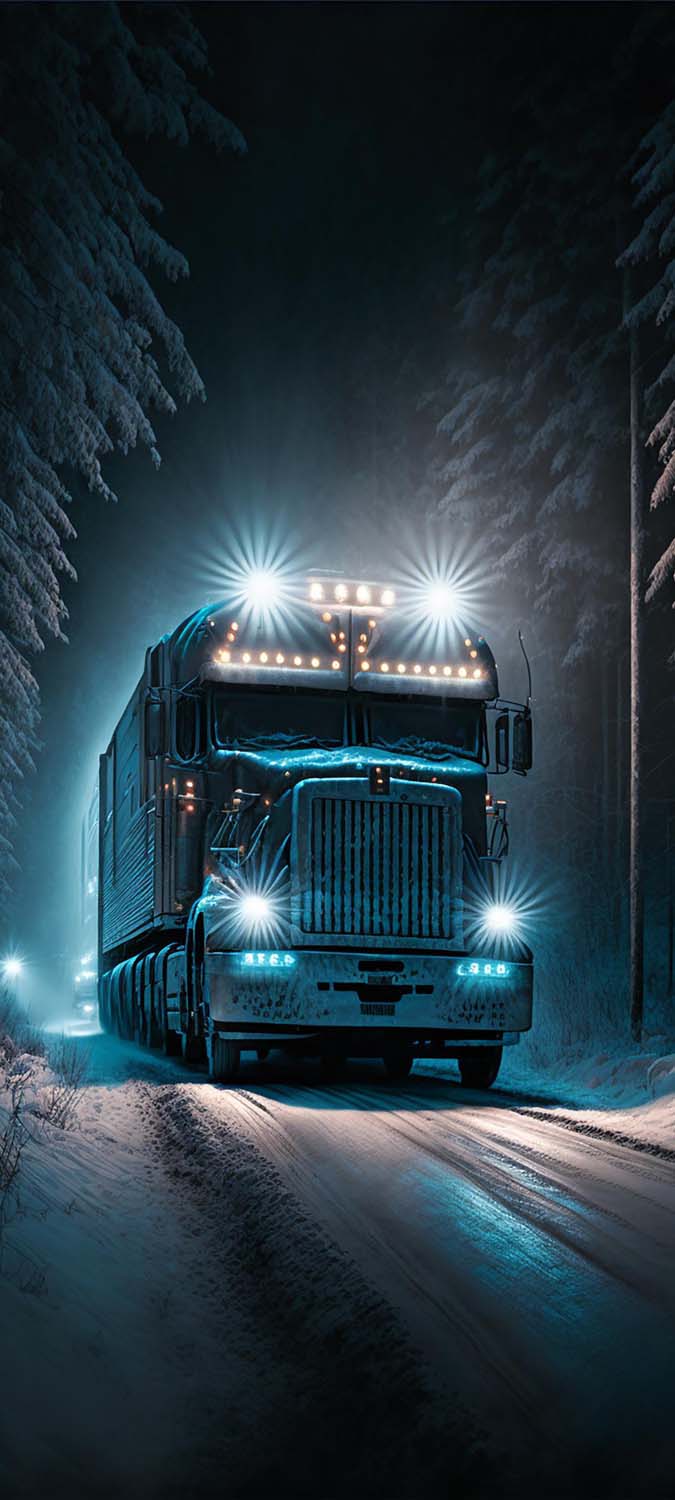 Ice Road Truck iPhone Wallpaper HD