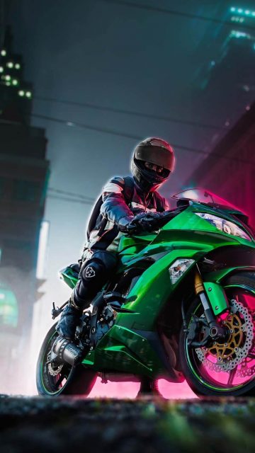 Kawasaki Ninja iPhone Wallpaper HD