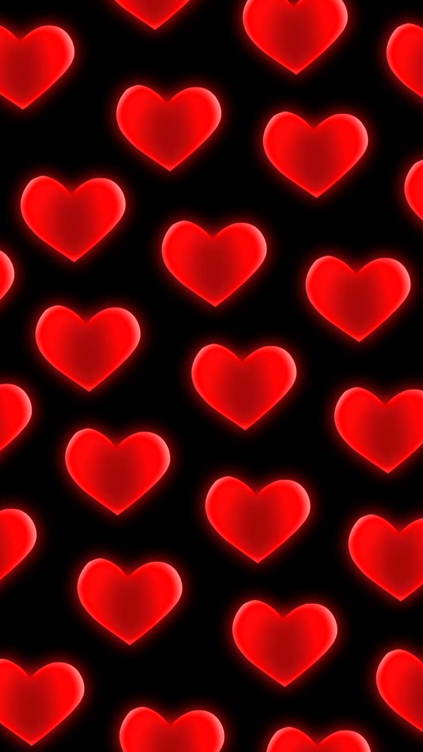 Love Hearts iPhone Wallpaper HD