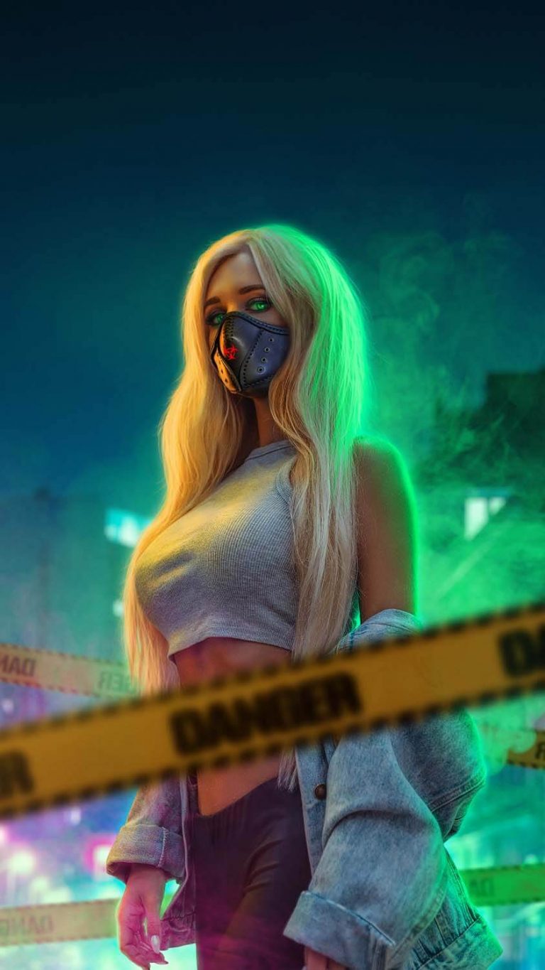 Masked Girl 4k Iphone Wallpaper Hd Iphone Wallpapers 0438