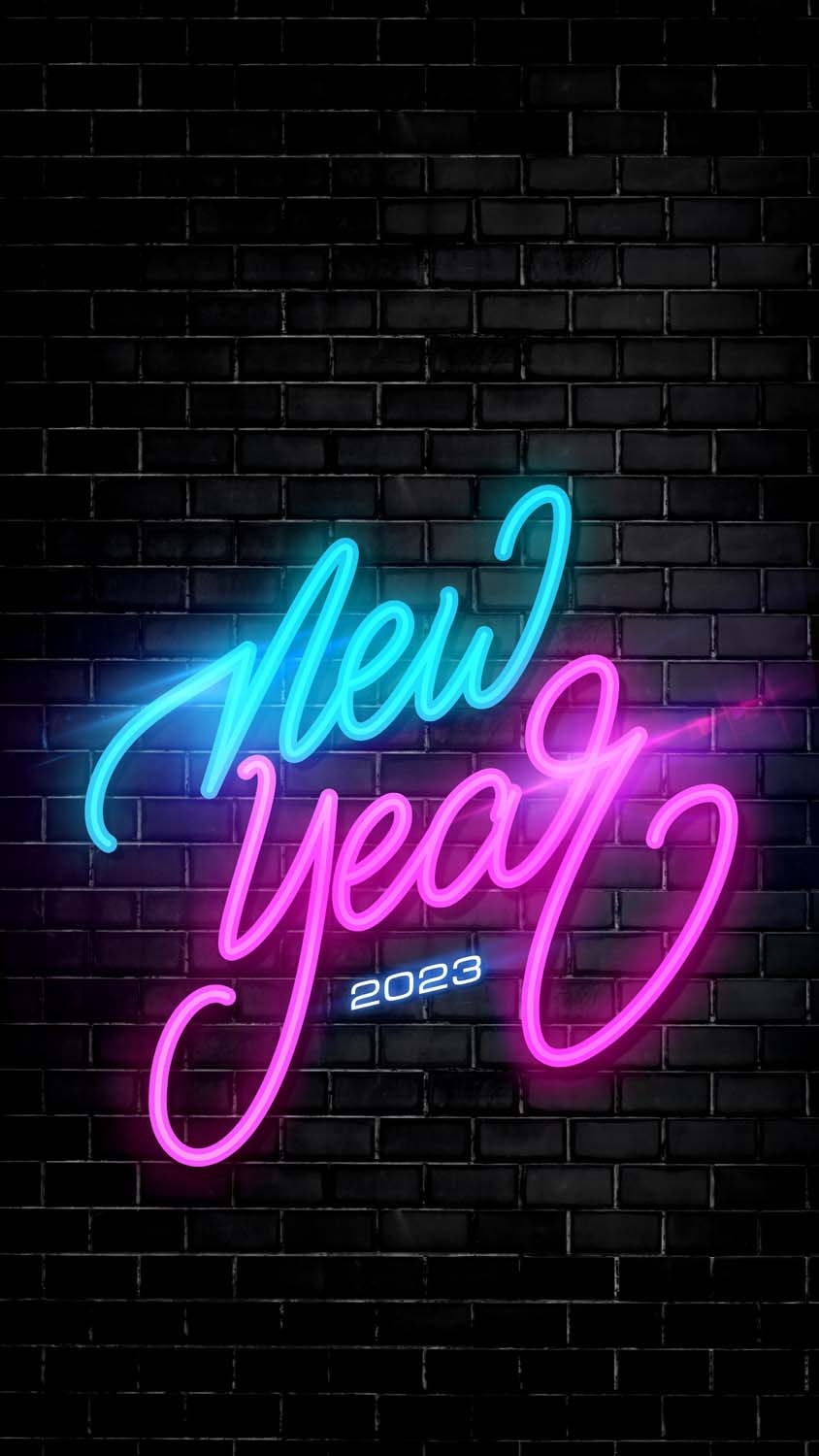New Year 2023 iPhone Wallpaper HD