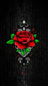 Rose Artistic iPhone Wallpaper HD