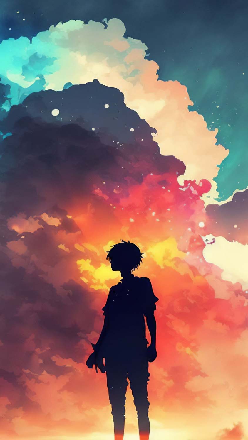 Silhouette Clouds iPhone Wallpaper HD