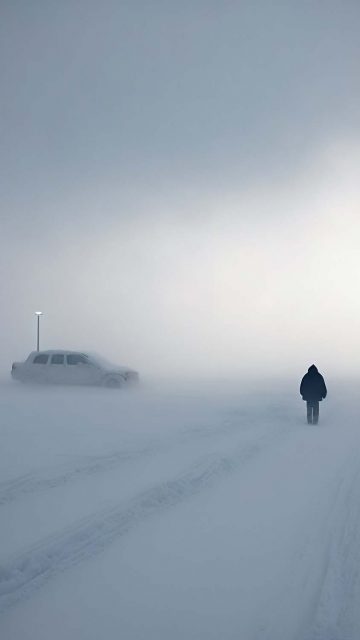 Snow Storm iPhone Wallpaper HD