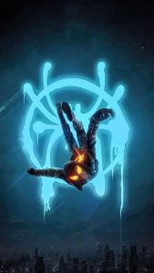 Spiderman Flying iPhone Wallpaper HD