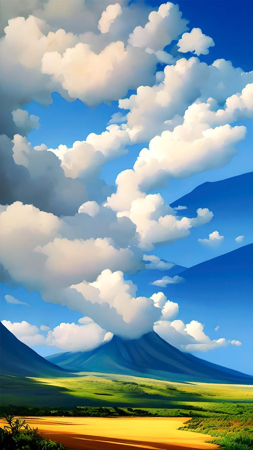 Sun Clouds iPhone Wallpaper HD
