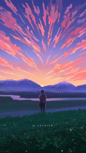 Sunset View iPhone Wallpaper HD