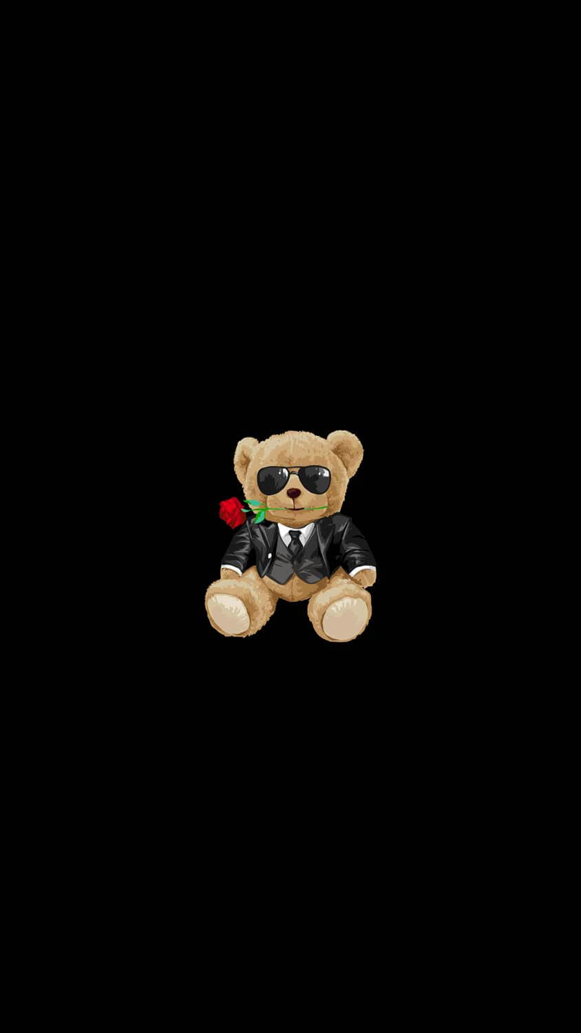 Teddy Bear Style iPhone Wallpaper HD