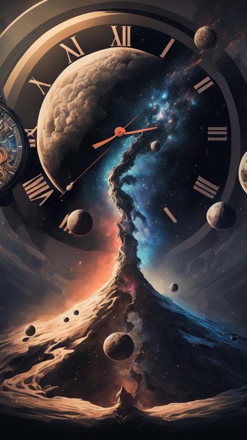 Time and Space iPhone Wallpaper HD