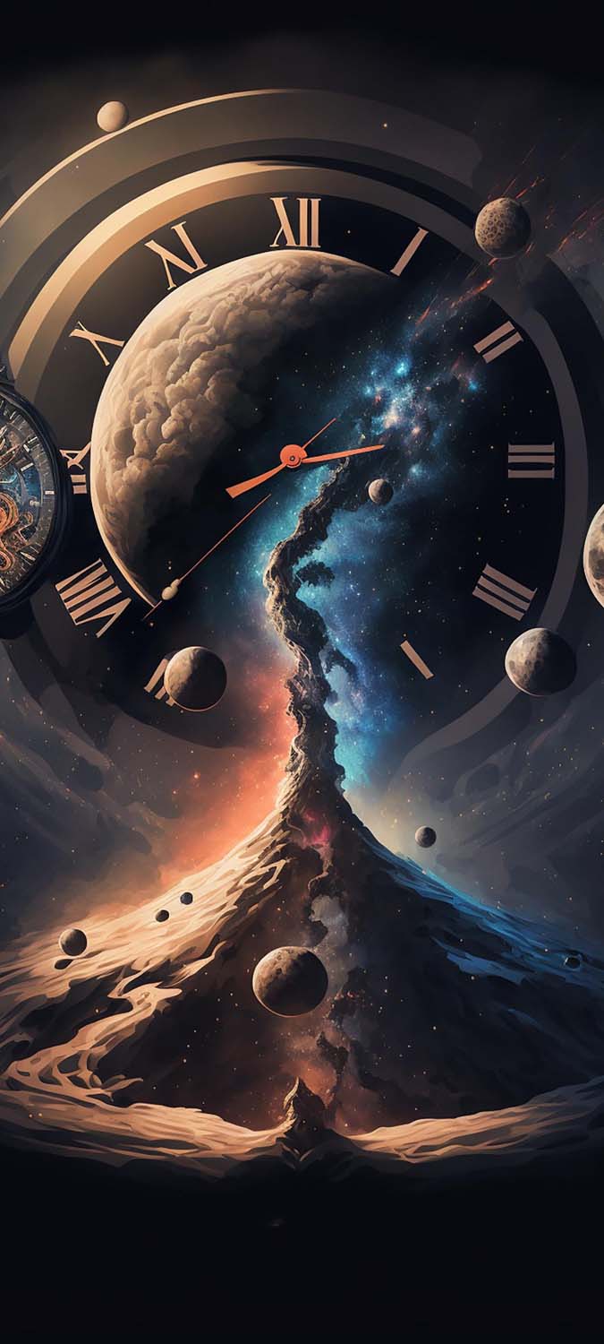 Time and Space iPhone Wallpaper HD