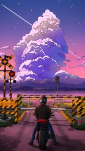 Train Crossing iPhone Wallpaper HD