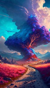 Volcano Cloud iPhone Wallpaper HD