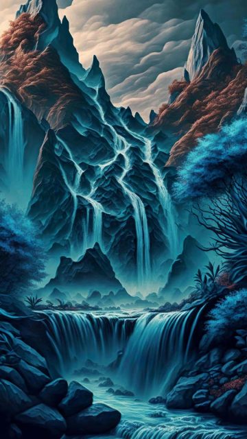 Waterfall iPhone Wallpaper HD