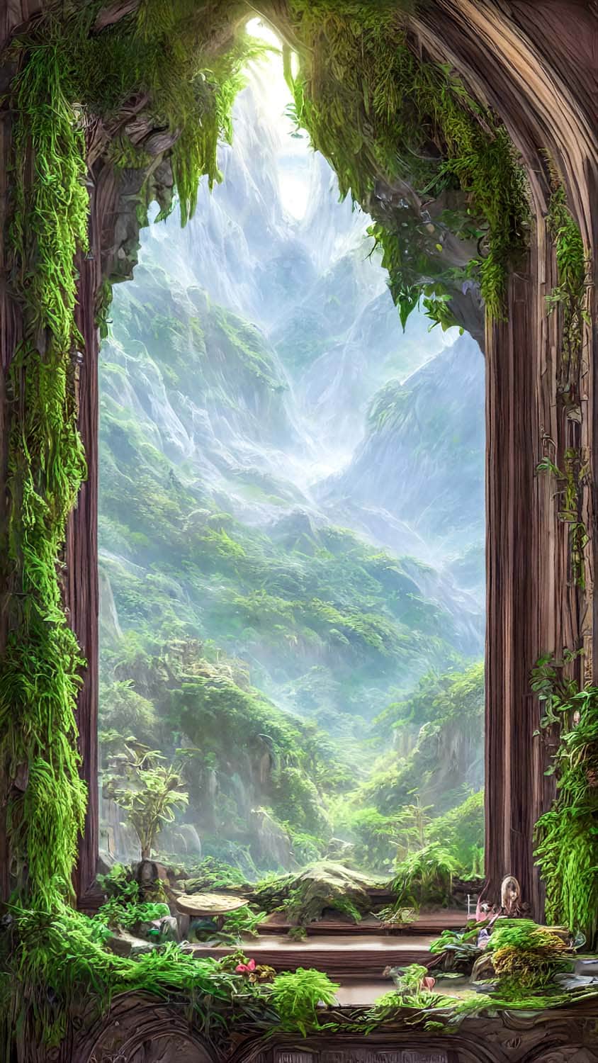 Window of Nature iPhone Wallpaper HD