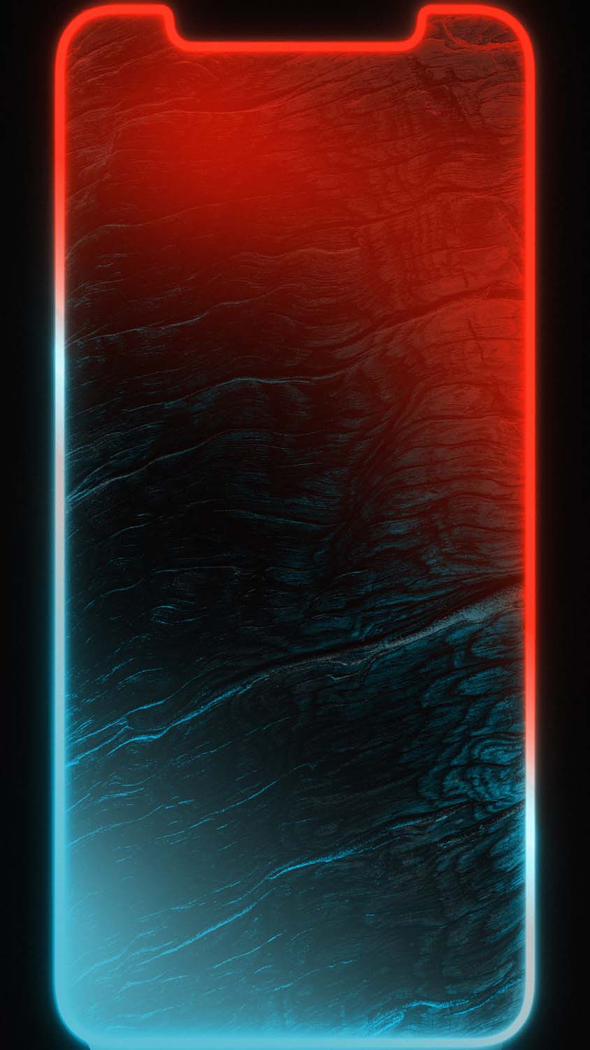 iPhone 13 Pro Neon Wood Wallpaper