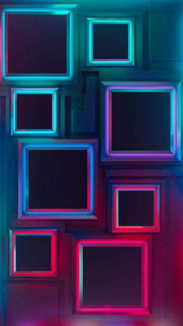 3D Blocks iPhone Wallpaper HD