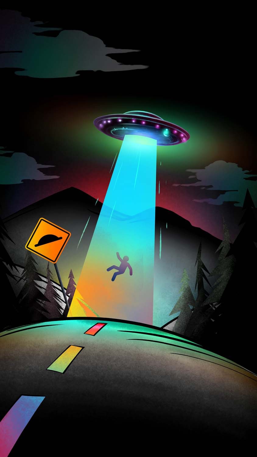 Alien UFO iPhone Wallpaper HD