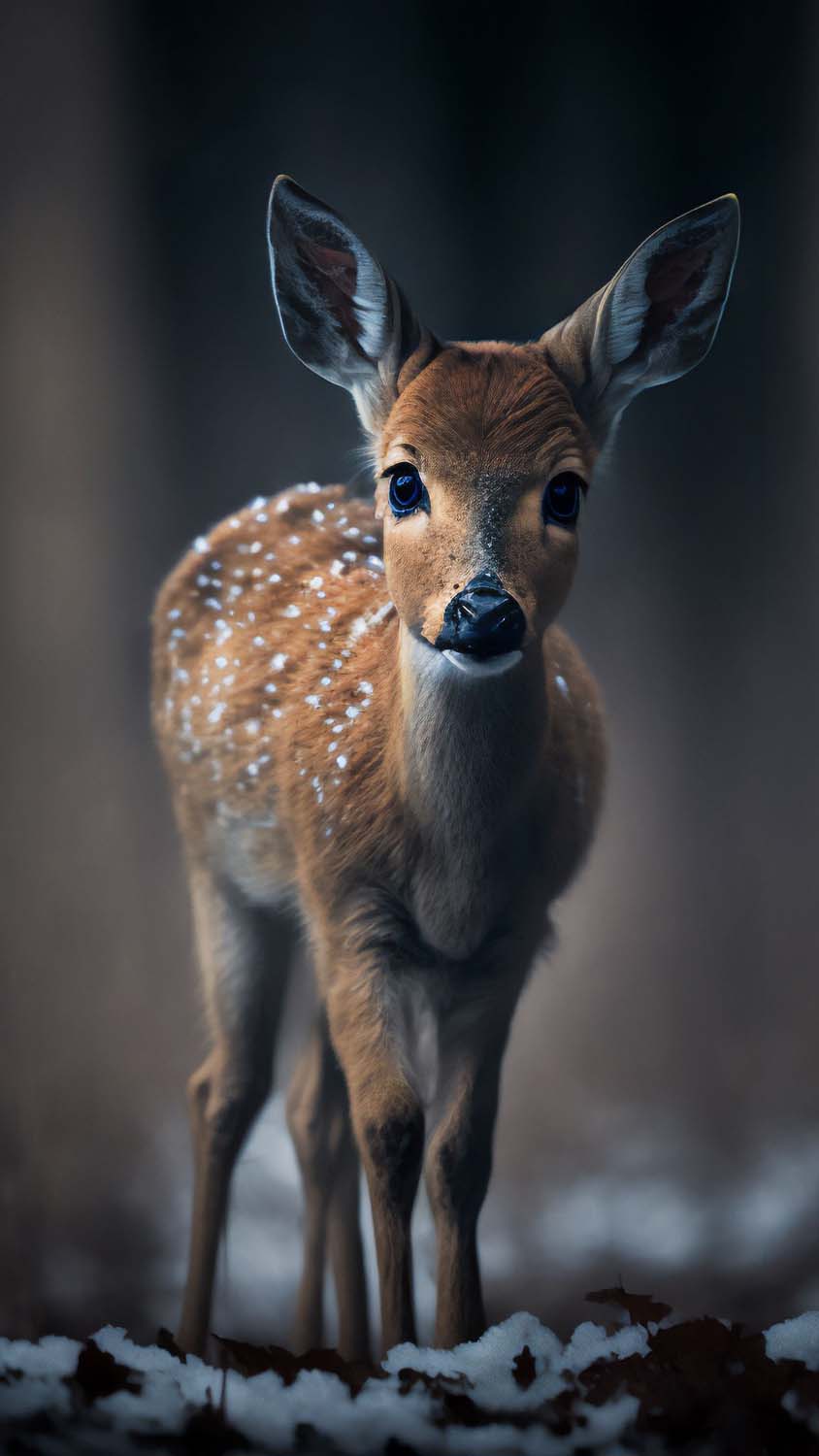 Baby Deer iPhone Wallpaper HD
