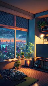 Bedroom View iPhone Wallpaper HD