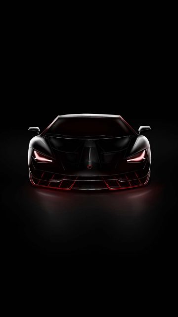 Black Hypercar iPhone Wallpaper HD