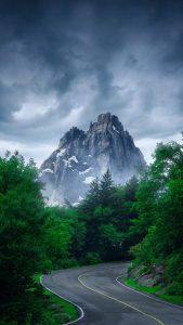 Black Mountain iPhone Wallpaper HD