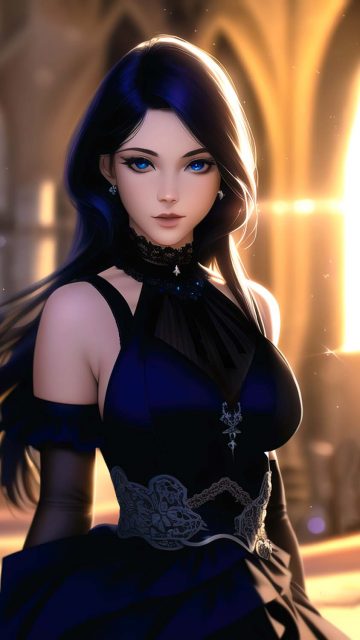 Blue Eyes Princess iPhone Wallpaper HD