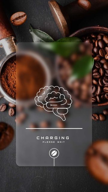 Brain Charging Please Wait iPhone Wallpaper HD