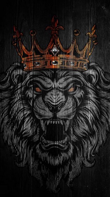 Crown King Lion iPhone Wallpaper HD - iPhone Wallpapers