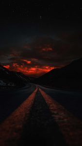 Dark Road iPhone Wallpaper HD