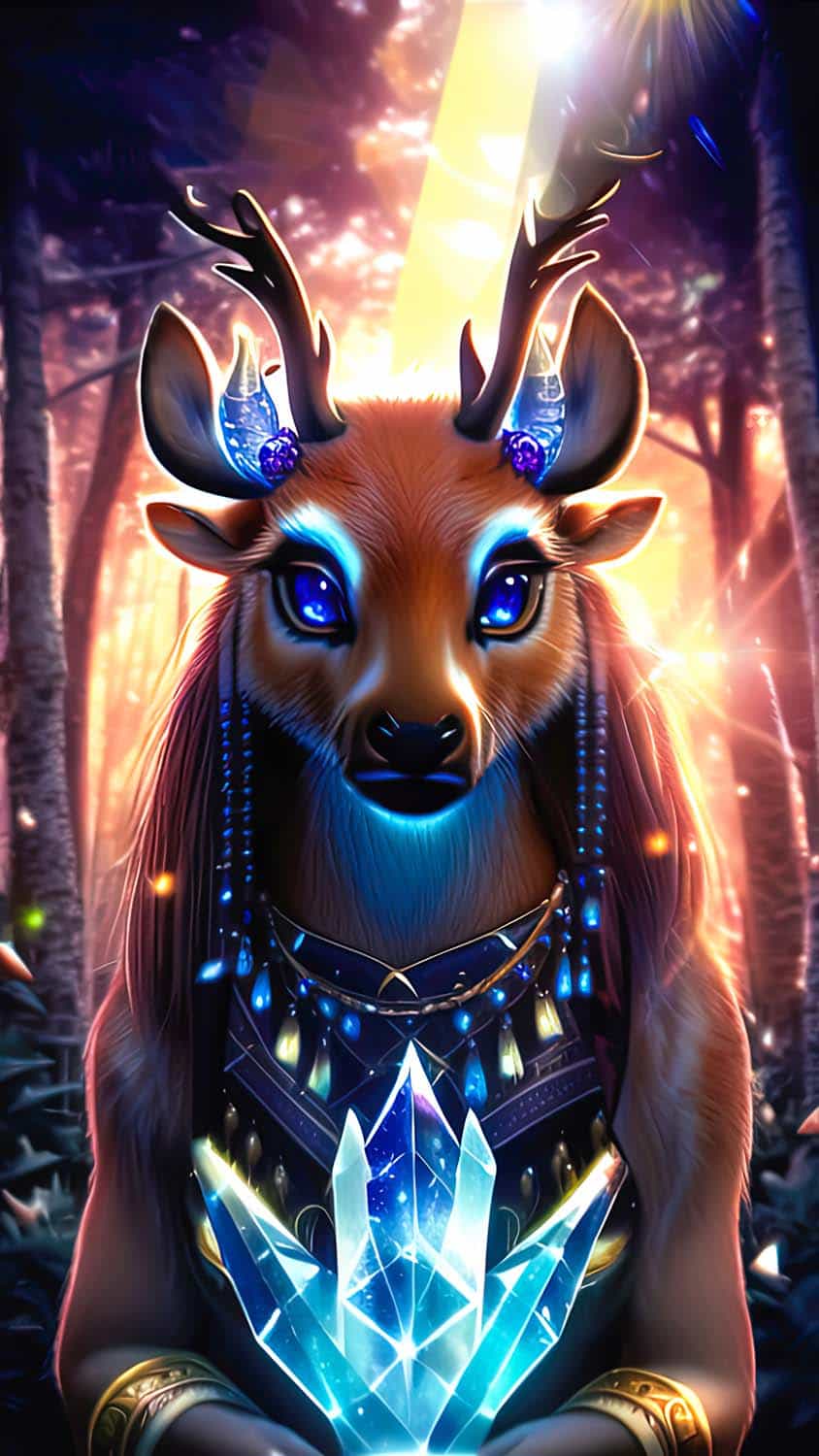 Deer God iPhone Wallpaper HD