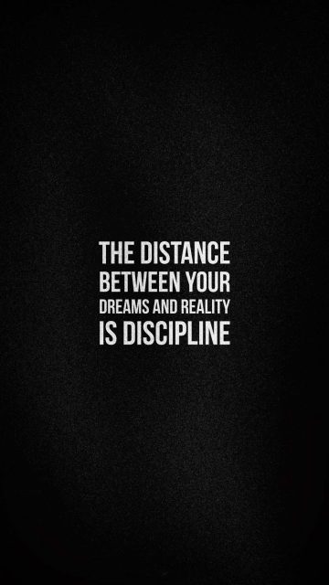 Discipline iPhone Wallpaper HD