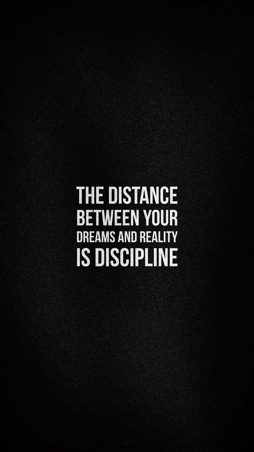 Discipline iPhone Wallpaper HD