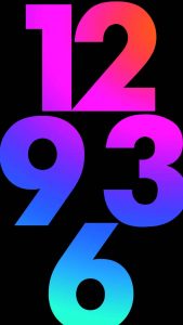 Display Clock iPhone Wallpaper HD