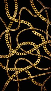 Gold Chains iPhone Wallpaper HD