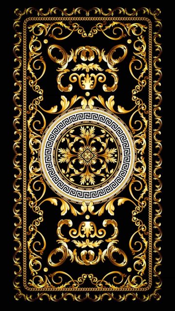 Golden Design iPhone Wallpaper HD