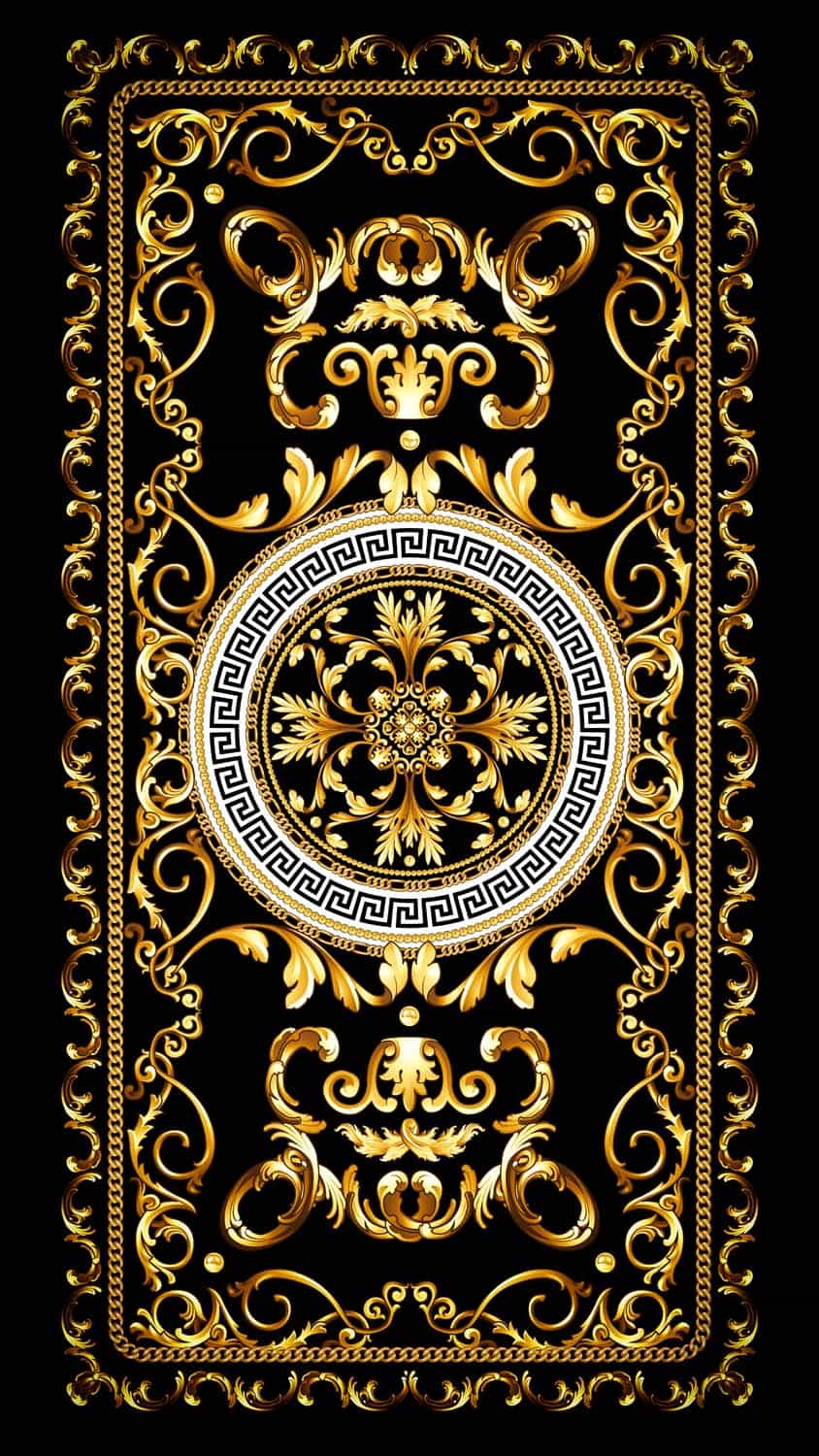 Golden Design iPhone Wallpaper HD