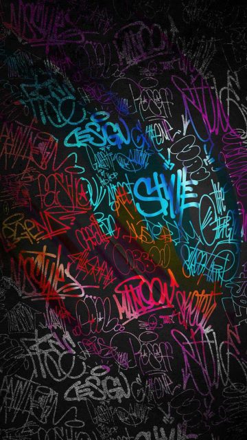 Graffiti Typos iPhone Wallpaper HD