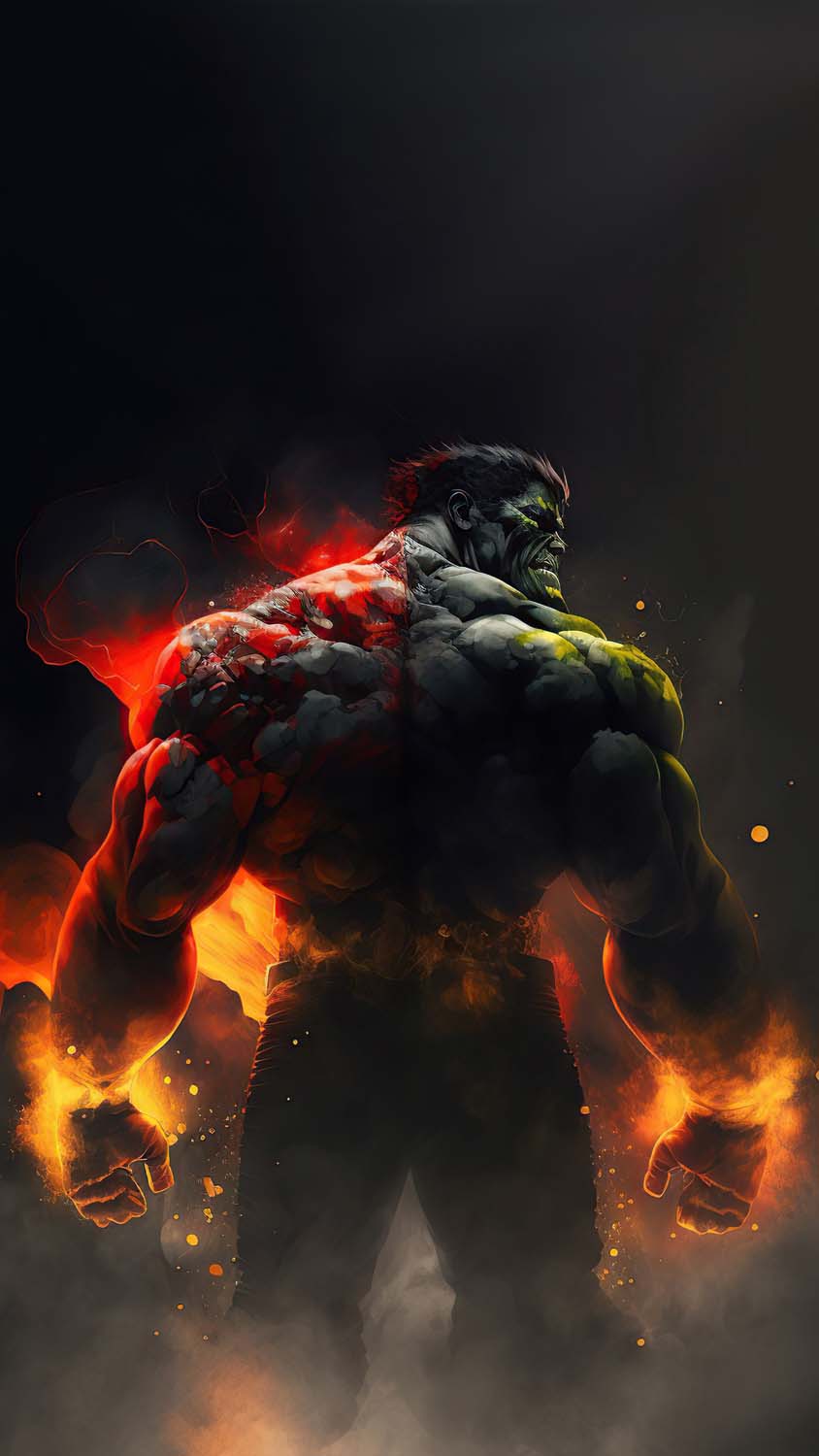 Hulk Art iPhone Wallpaper HD
