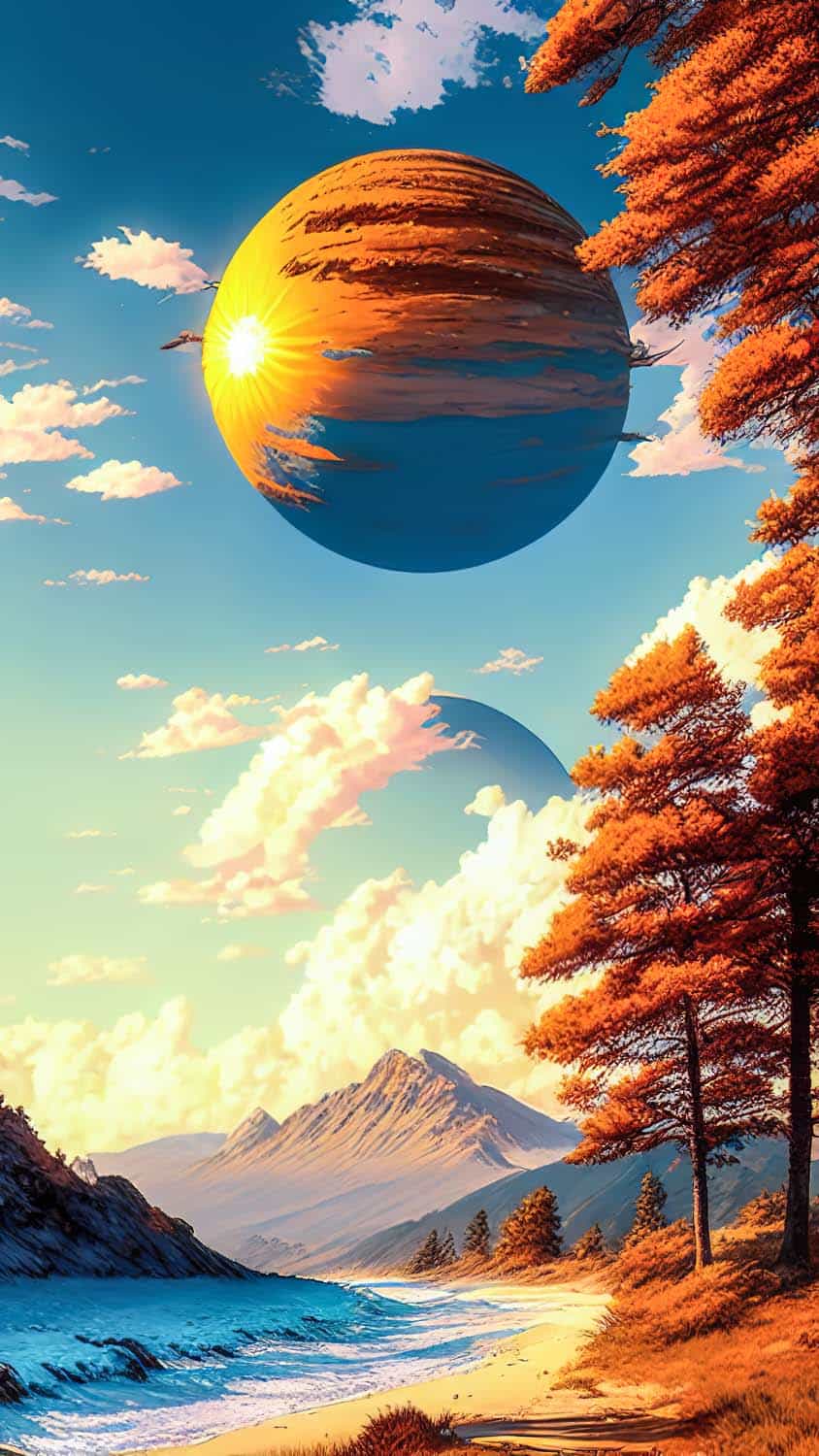 Inner Atmosphere Planet iPhone Wallpaper HD