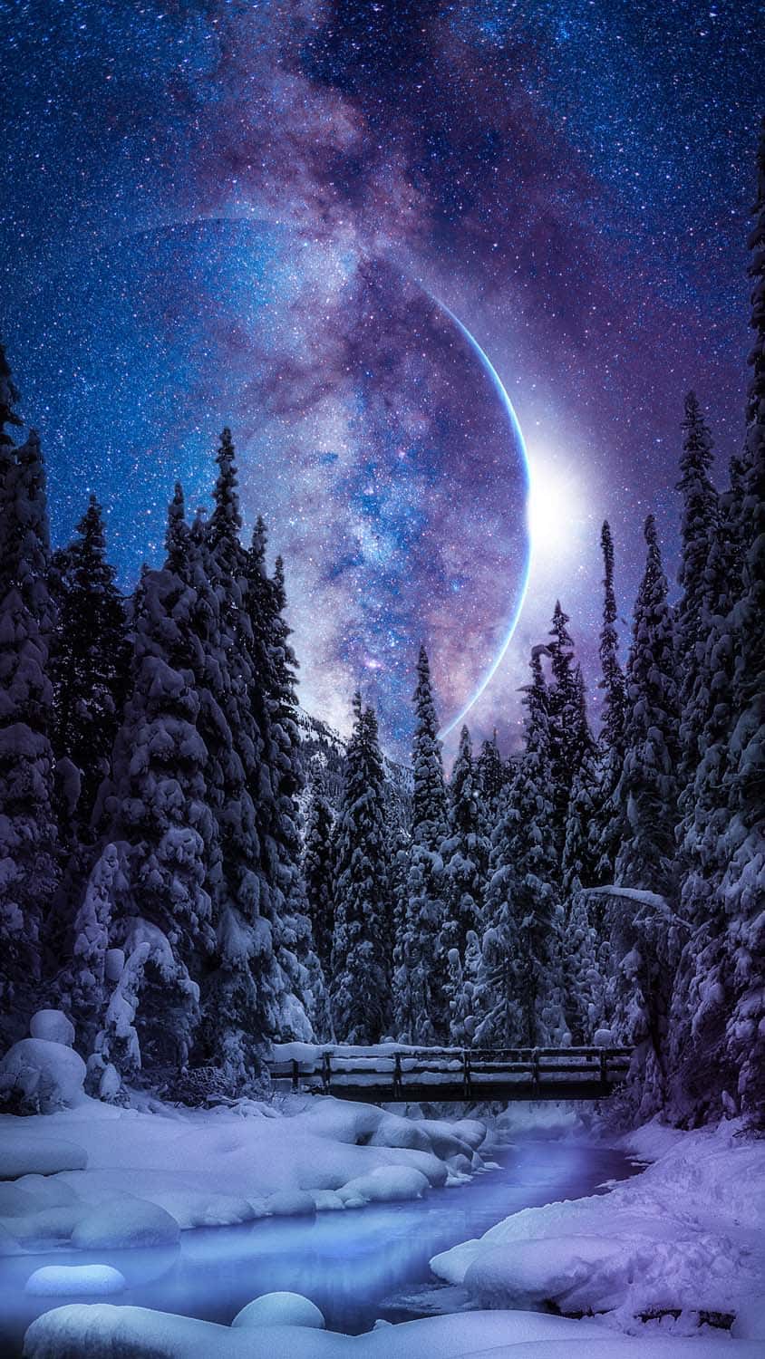 Invisible Planet iPhone Wallpaper HD