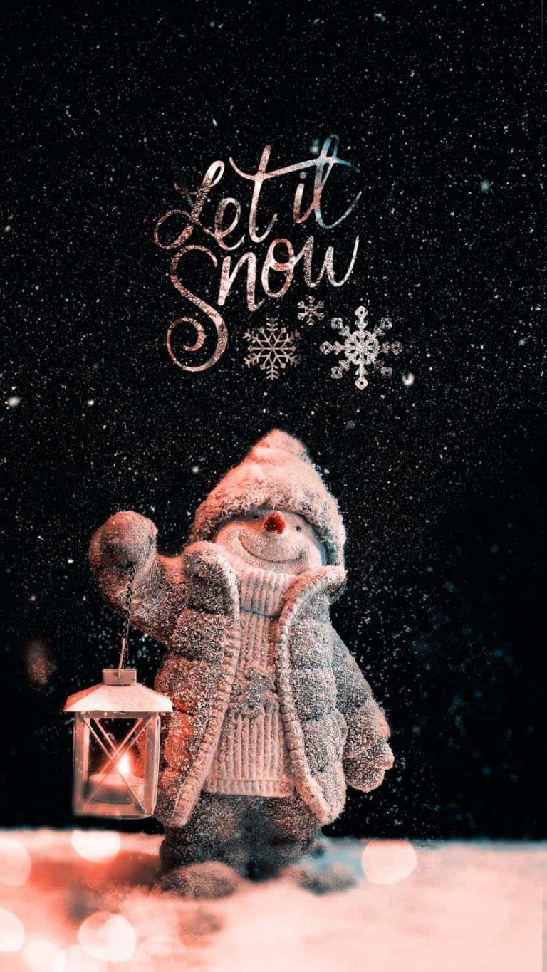 Let it Snow iPhone Wallpaper HD - iPhone Wallpapers