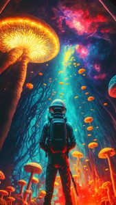 Magic Mushroom iPhone Wallpaper HD