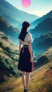 Nature Girl iPhone Wallpaper HD