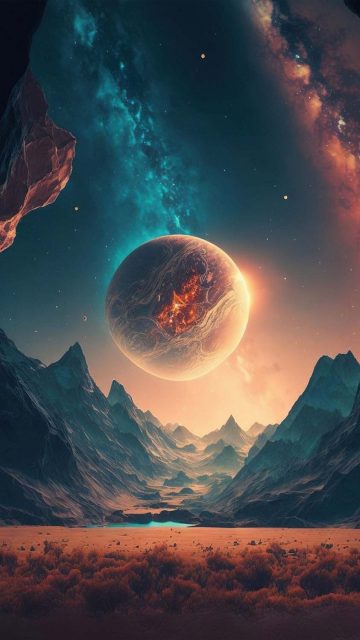 Nearest Planet iPhone Wallpaper HD