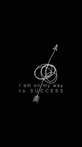 On My Way to Success iPhone Wallpaper HD