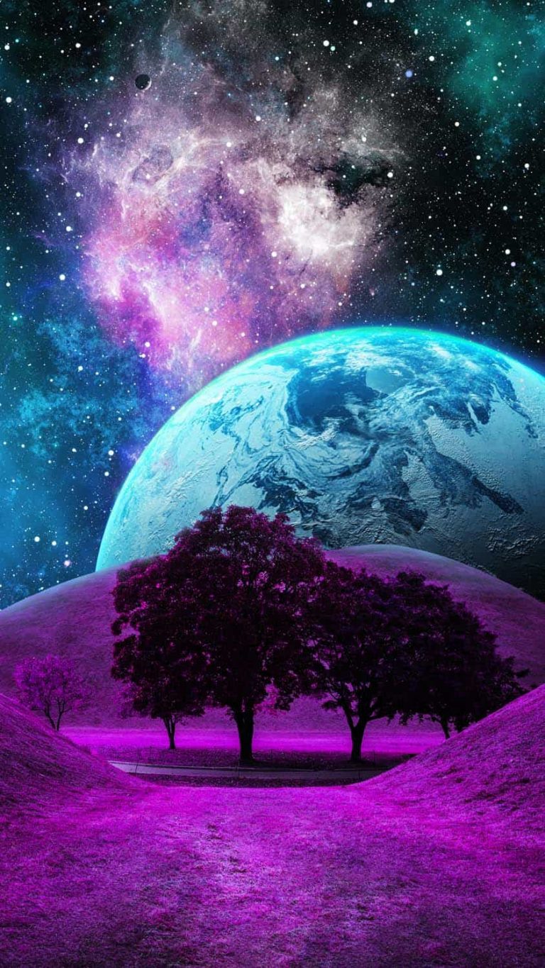 Purple Planet Iphone Wallpaper Hd Iphone Wallpapers 8019