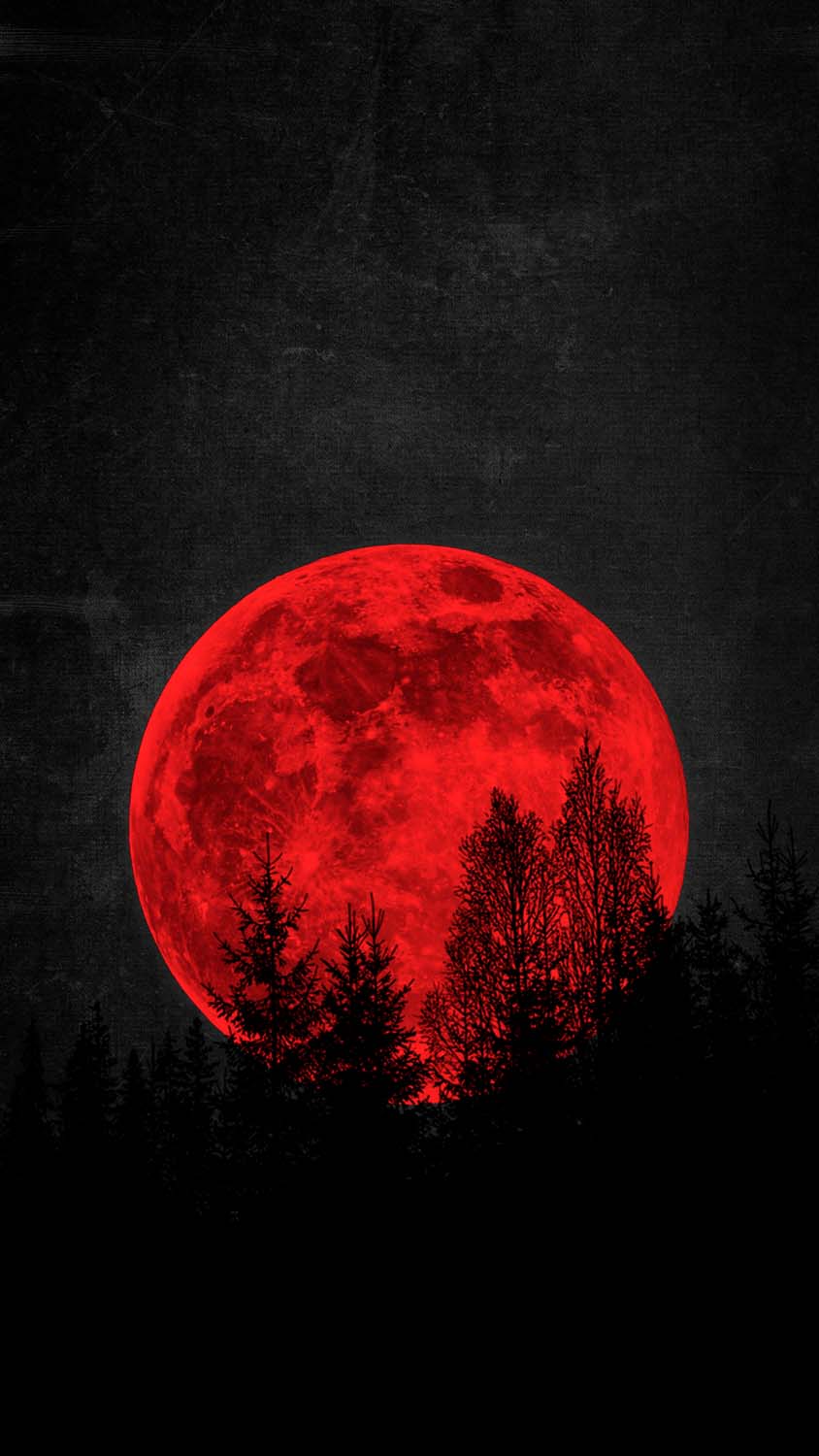 Red Moon iPhone Wallpaper HD